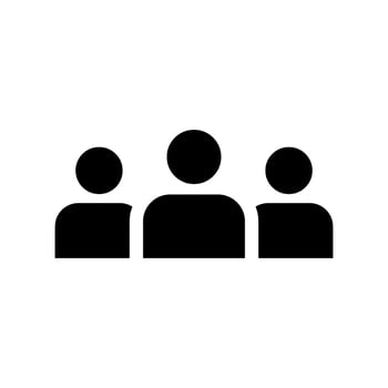 Group Icon Vector Symbol Design Illustration
