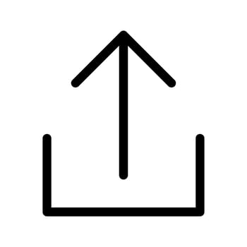 Upload Icon Vector Symbol Design Illustration