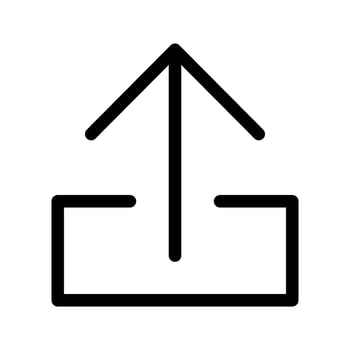 Upload Icon Vector Symbol Design Illustration