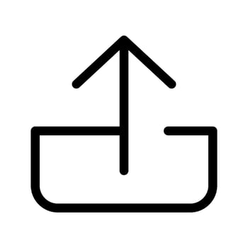 Upload Icon Vector Symbol Design Illustration