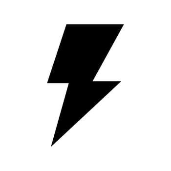 Electricity Icon Vector Symbol Design Illustration
