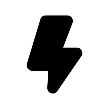 Electricity Icon Vector Symbol Design Illustration
