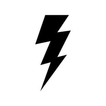 Lightning Icon Vector Symbol Design Illustration