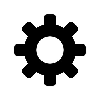 Settings Icon Vector Symbol Design Illustration