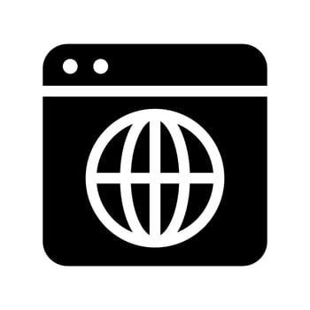 Web Icon Vector Symbol Design Illustration