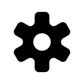 Settings Icon Vector Symbol Design Illustration