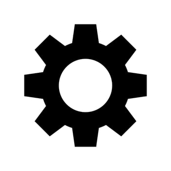 Settings Icon Vector Symbol Design Illustration