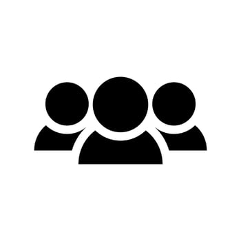 Group Icon Vector Symbol Design Illustration