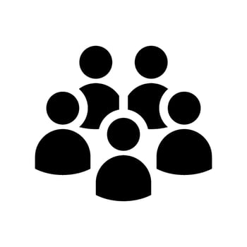 Group Icon Vector Symbol Design Illustration