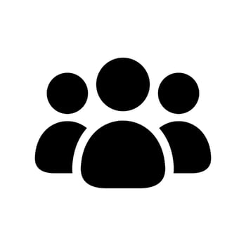 Group Icon Vector Symbol Design Illustration