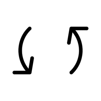 Synchronization Icon Vector Symbol Design Illustration