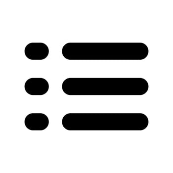 List Icon Vector Symbol Design Illustration
