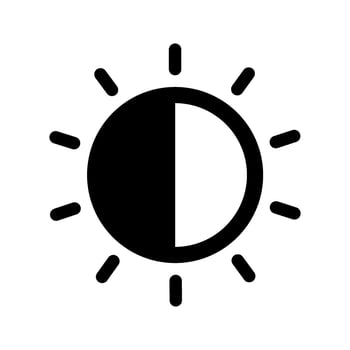 Brightness Icon Vector Symbol Design Illustration