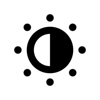 Brightness Icon Vector Symbol Design Illustration