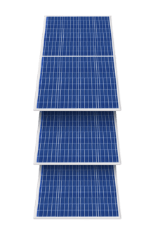 Solar panels  in solar farm with sun lighting to create the clean electric power PNG transparent