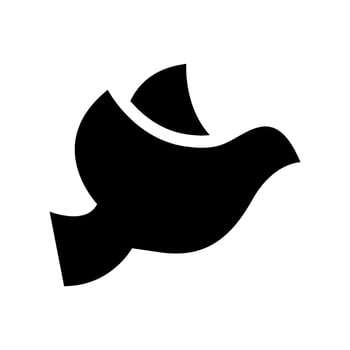 Pigeon Icon Vector Symbol Design Illustration