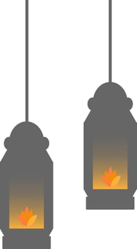Suspended Radiance Hanging Lamp Vector Collection