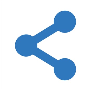 Share icon. Vector and glyph