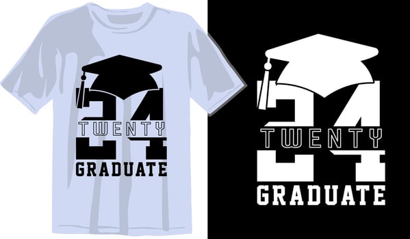 Senior Class greeting, invitation card. Text for graduation design, congratulation event, T-shirt, party, high school or college graduate. Senior 2024 CLASS of 2024 Graduation vector