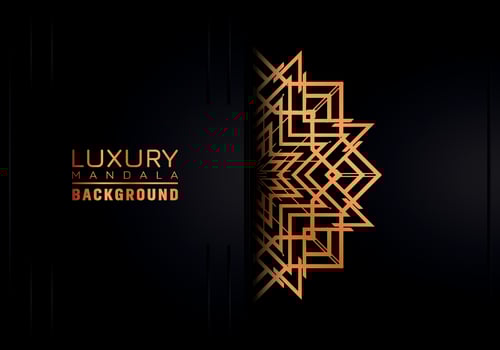 Luxury mandala background ornamental, arabesque style With Golden Arabesque Pattern Style. Decorative Mandala Ornament For Print, Brochure, Banner, Cover, Poster, Invitation Card vector