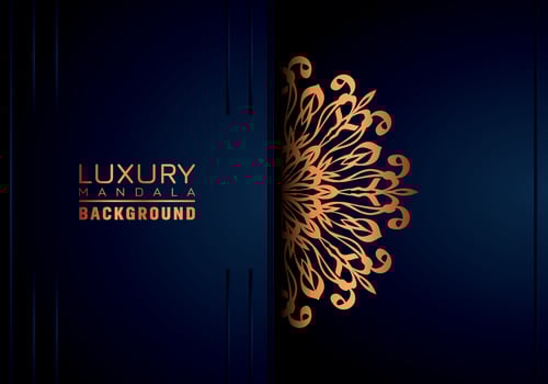Luxury mandala background ornamental, arabesque style With Golden Arabesque Pattern Style. Decorative Mandala Ornament For Print, Brochure, Banner, Cover, Poster, Invitation Card vector