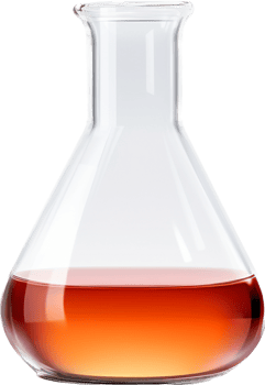 Laboratory flask with . png