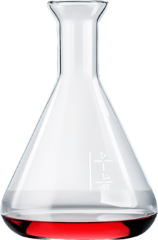 Laboratory flask with . png
