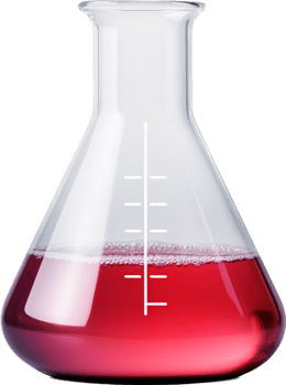 Laboratory flask with . png