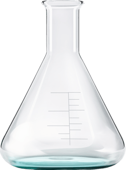 Laboratory flask with . png