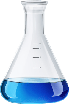 Laboratory flask with . png