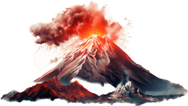 Volcano with . png