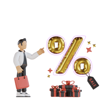 Black Friday 3D Illustration png