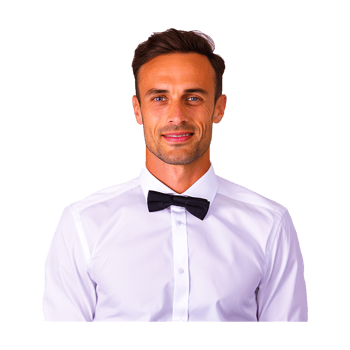 Man Wearing Bow Tie png