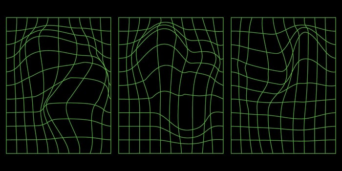 Grid. Futuristic design elements.Y2k aesthetic.Shape set y2k style for banner.Shape set y2k style for decoaration.Shape set y2k style for poster. Simple shapes.Trendy 90s.Trendy geometric forms. vector