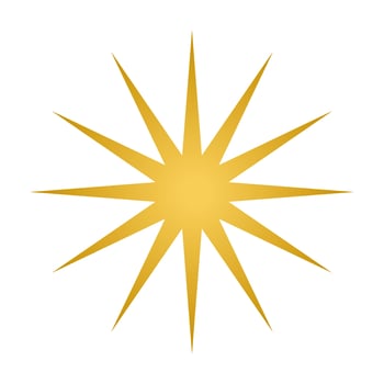 Gold glitter mark. Shiny. Vector. vector