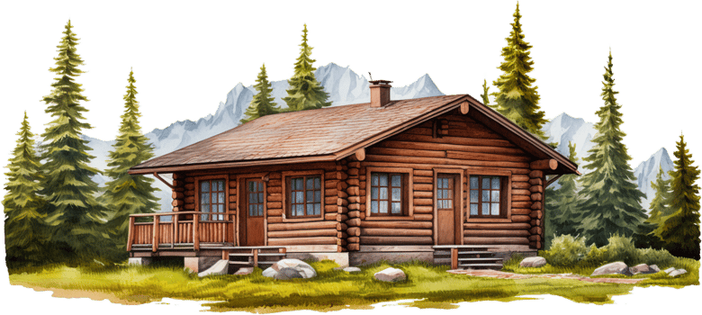 Cabin with . png