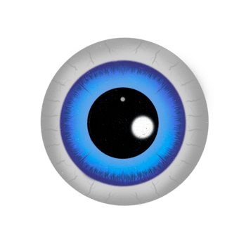 Beautiful sparkling blue eyes. png
