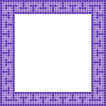 Purple tile frame, Mosaic tile frame, Tile frame, Seamless pattern, Mosaic seamless pattern, Mosaic tiles texture or background. Bathroom wall tiles, floor tiles with beautiful pattern vector