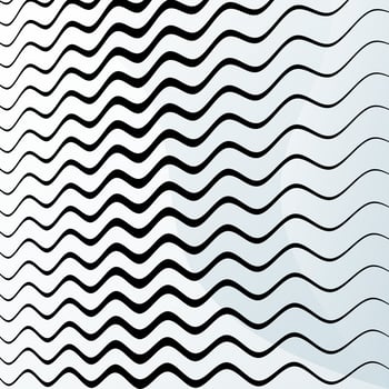 Waves seamless pattern vector