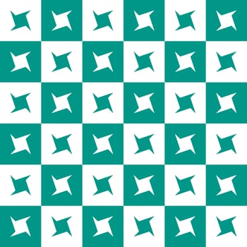 Green ninja star. ninja star pattern. ninja star pattern background. ninja star background. Seamless pattern. for backdrop, decoration, Gift wrapping vector