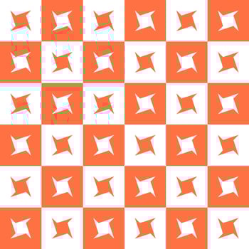 Orange ninja star. ninja star pattern. ninja star pattern background. ninja star background. Seamless pattern. for backdrop, decoration, Gift wrapping vector
