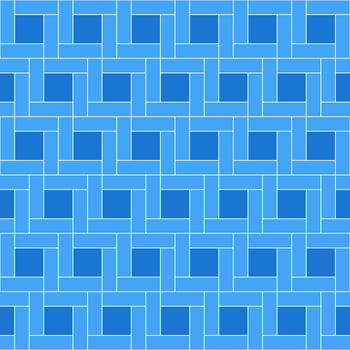 Square vector pattern. Blue square pattern. Seamless geometric pattern for clothing, wrapping paper, backdrop, background, gift card.