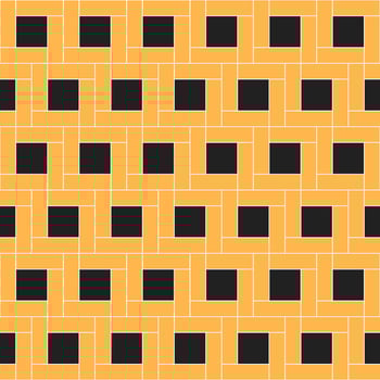 Square vector pattern. Orange square pattern. Seamless geometric pattern for clothing, wrapping paper, backdrop, background, gift card.