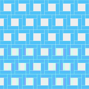 Square vector pattern. Blue square pattern. Seamless geometric pattern for clothing, wrapping paper, backdrop, background, gift card.