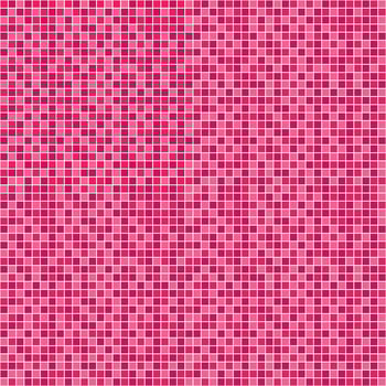 Pink tile background, Mosaic tile background, Tile background, Seamless pattern, Mosaic seamless pattern, Mosaic tiles texture or background. Bathroom wall tiles, swimming pool tiles. vector