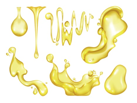 Liquid Splash Set vector