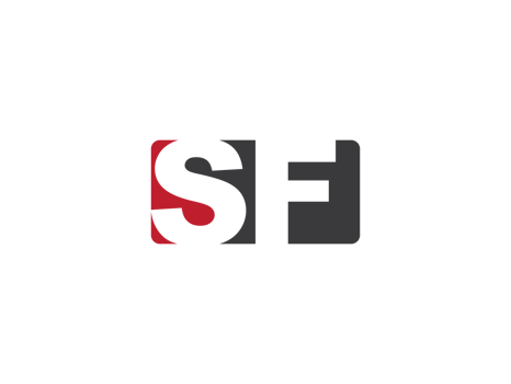 Alphabet Square Sf Logo Image, Creative Shape SF Logo Icon Vector png