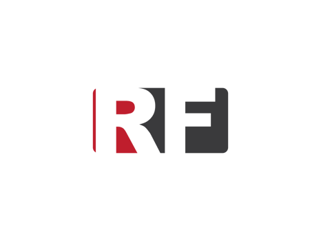 Square Shape Rf Initial Luxury Png Logo, Unique Png RF Logo Letter Design