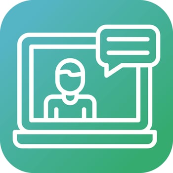 Web Conference Vector Icon