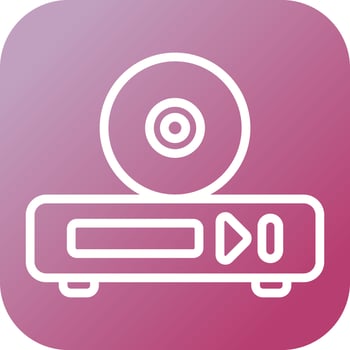 DVD Drive Vector Icon